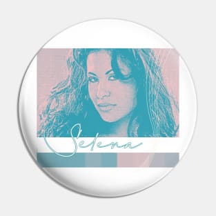 Selena  > > Aesthetic Fan Art Design Pin