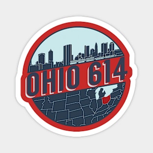 ohio With authentic vibe Magnet