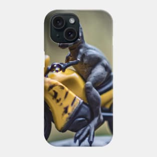 Dinosaur on Motorbike Phone Case