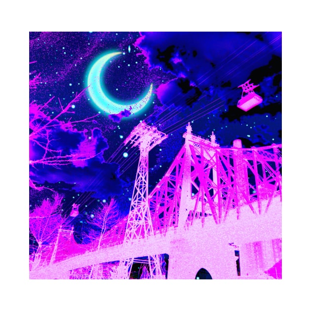 Night City Bridge by lofi_retrowave