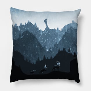 Winter Night Pillow