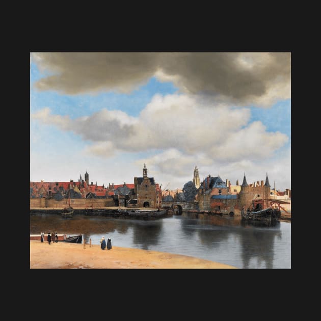 View of Delft - Johannes Vermeer by themasters