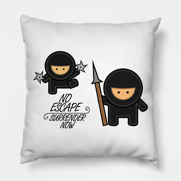 No Escape Pillow by creationoverload