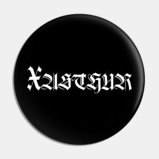 Xasthur Logo , Xasthur Black Metal Pin