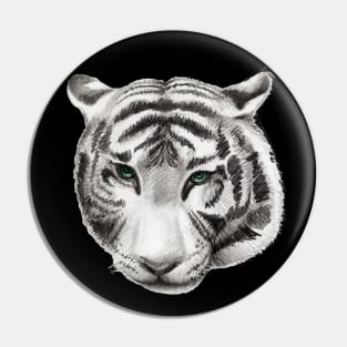 White tiger Pin