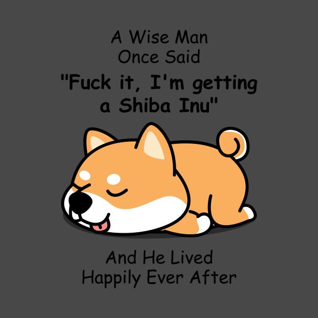 Funny Shiba Inu Dog Gift For Men
