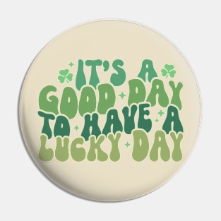 St Patricks Day T-Shirt Pin