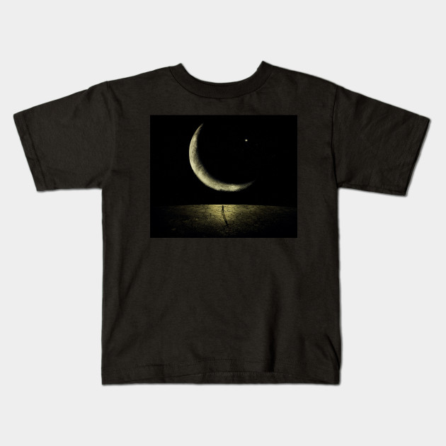 New Moon Crescent Moon Kids T Shirt Teepublic