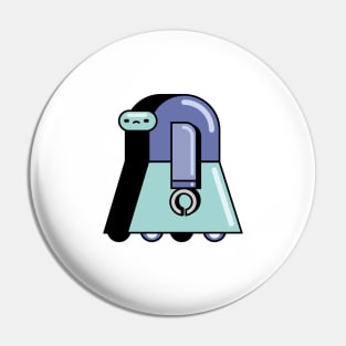 sad robot Pin