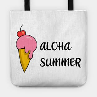 Aloha summer hello summer Tote