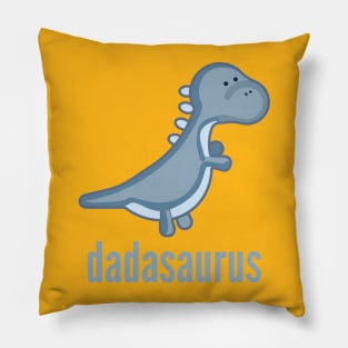 Dadasaurus Shirt Dinosaur Family Shirt Set Pillow