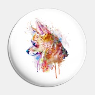 Watercolor Chihuahua Pin