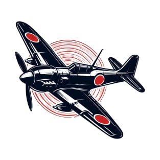 WWII Japanese Mitsubishi A6M Zero Fighter T-Shirt