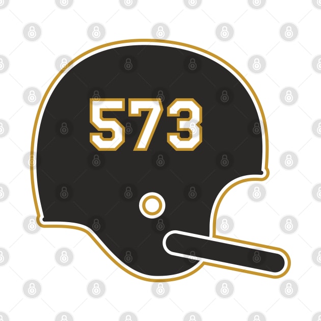 University of Missouri Area Code Helmet by Rad Love