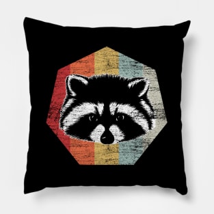 Racoon Raccoon Trash Panda Pillow