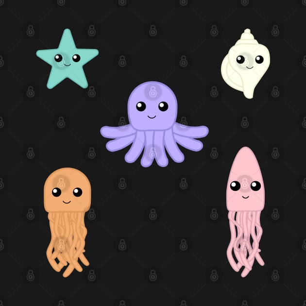 Sea Creature Sheet by maya-reinstein