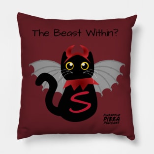 Schrödinger's Demon Cat Pillow