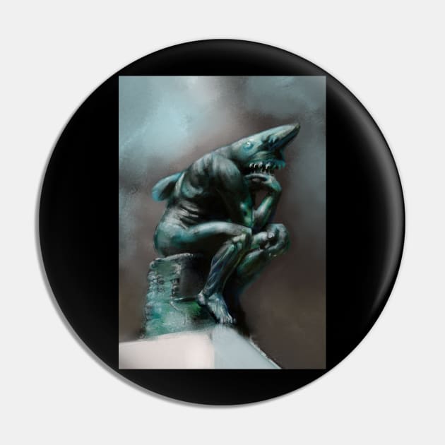 The Thinker Pin by rapidpunches