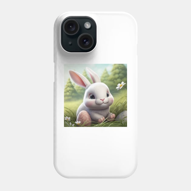 cute bunny Phone Case by Cerrilly 