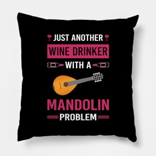 Wine Drinker Mandolin Pillow