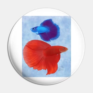 Betta Fish Pin