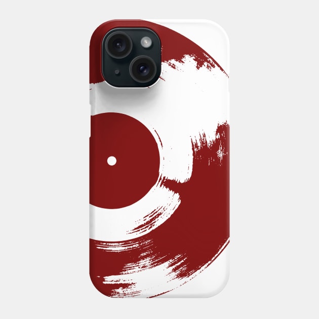 Retro Vinyl LP Record Graphic Phone Case by Spindriftdesigns