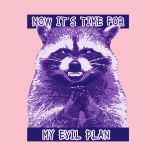 Raccoon Evil Plan T-Shirt