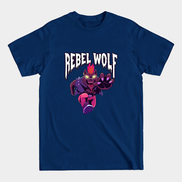 Discover Rebel Wolf - Wolf - T-Shirt