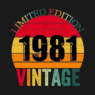 Vintage 1981 Limited edition T-Shirt