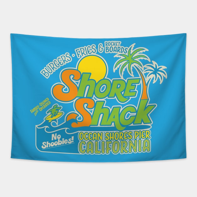 Shore Shack Tapestry by Nazonian