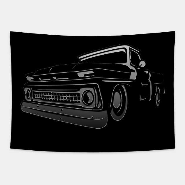 chevy c10 pickup Tapestry by sopiansentor8