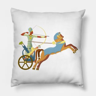 Ramses In His Chariot Pillow