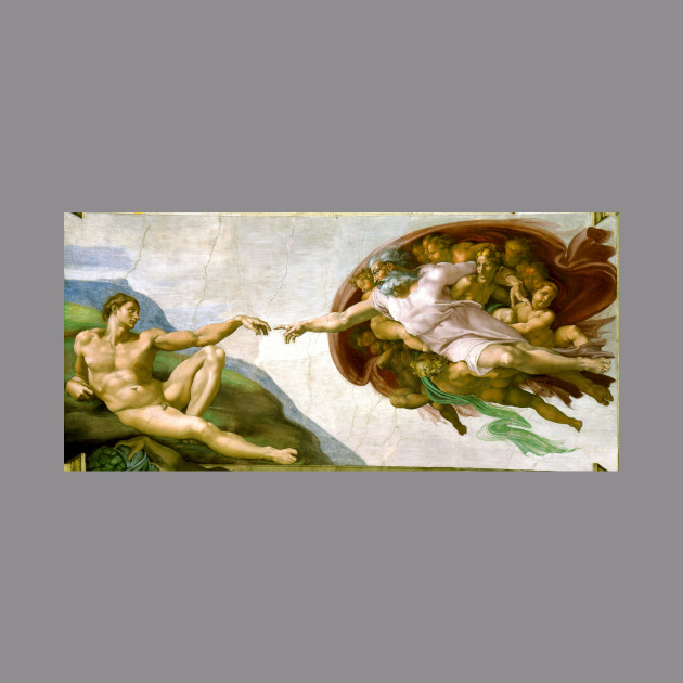 The Creation Of Adam Painting By Michelangelo Sistine Chapel