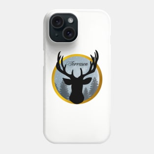 Terrasen sticker doe in the forest Phone Case