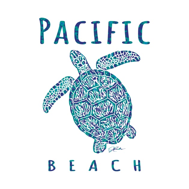 Pacific Beach Sea Turtle by jcombs