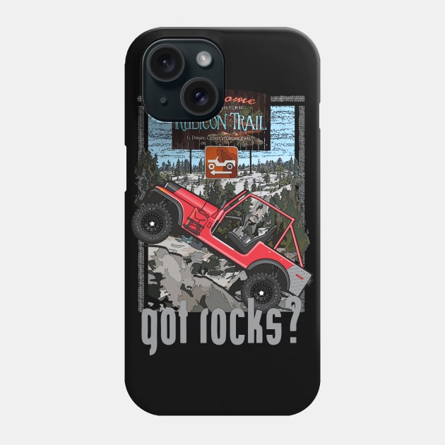 the rubicon trail Phone Case by JRCustoms44