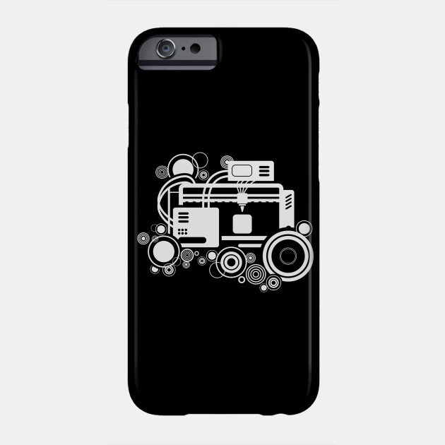 3d Printer Gift Fdm G28 Cnc Filament Pla Abs 3d Printing Phone Case Teepublic