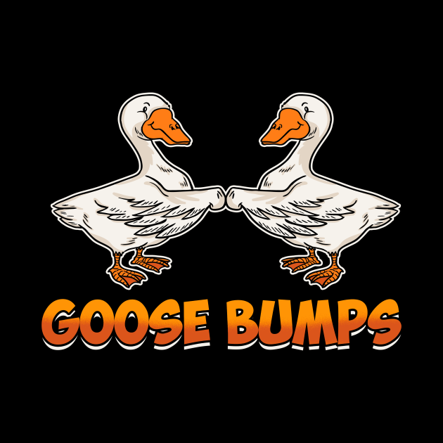 Cute & Funny Goose Bumps Goosebumps Animal Pun - Goose Bumps - Tapestry ...