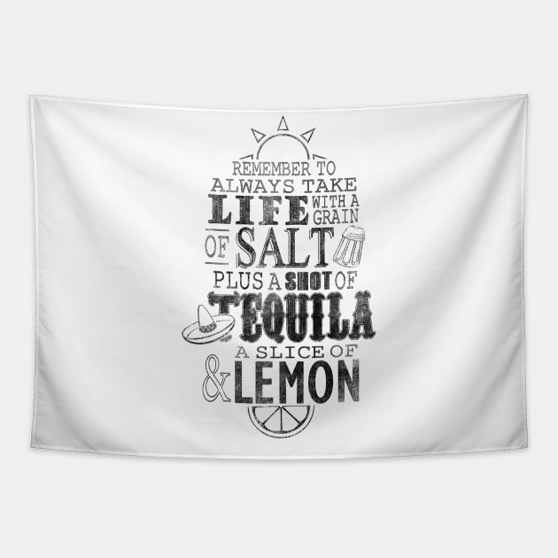 TEQUILA Tapestry by LAZYJStudios