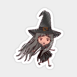 Cute Little Witch Magnet