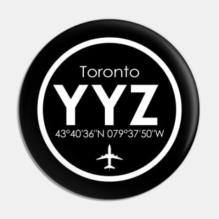 YYZ, Toronto Pearson International Airport Pin