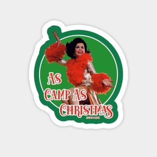 Camp as Christmas (red and green) Magnet