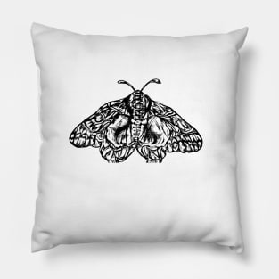 Death Moth Pillow