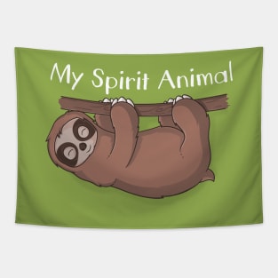 Sloth is My Spirit Animal Tapestry