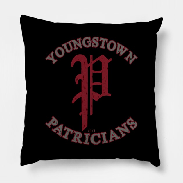 Vintage Youngstown Patricians Pillow by 7071