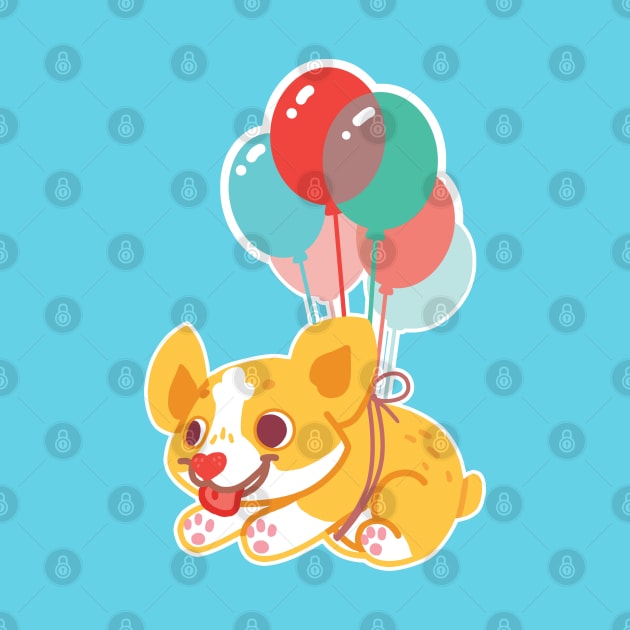 Balloon Corgi by Mazzlebee