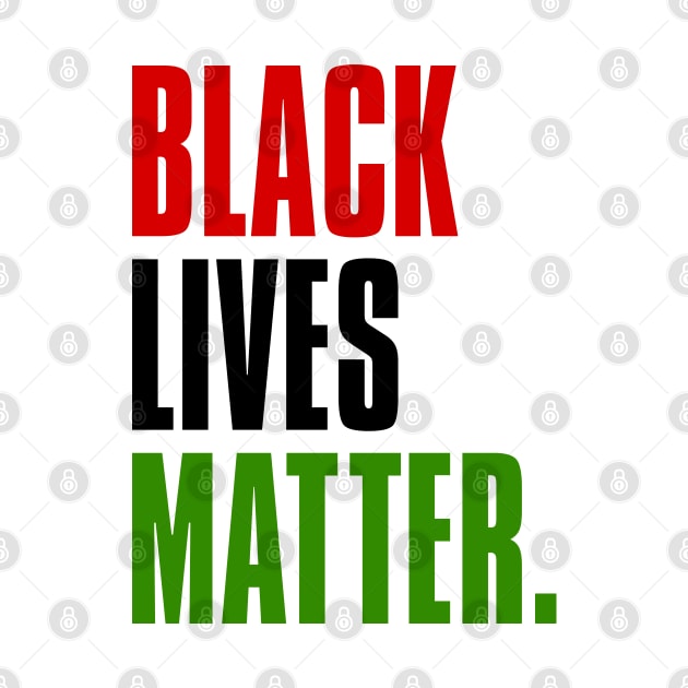 BLACK LIVES MATTER. unia by undergroundART