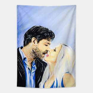 Russell Crowe & Danielle Spencer Tapestry