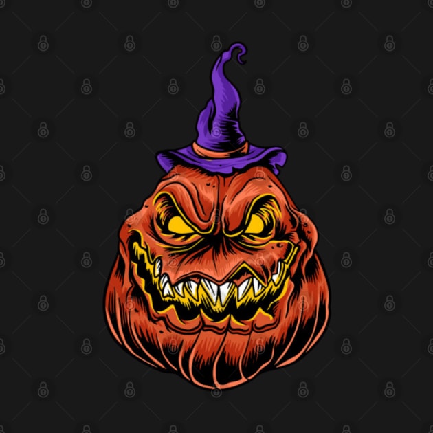 Pumpkin witch by Rakos_merch