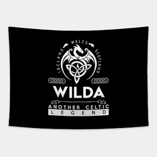 Wilda Name T Shirt - Another Celtic Legend Wilda Dragon Gift Item Tapestry